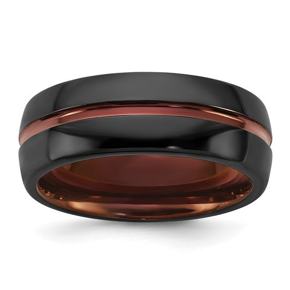 Ceramic 8mm Wedding Band