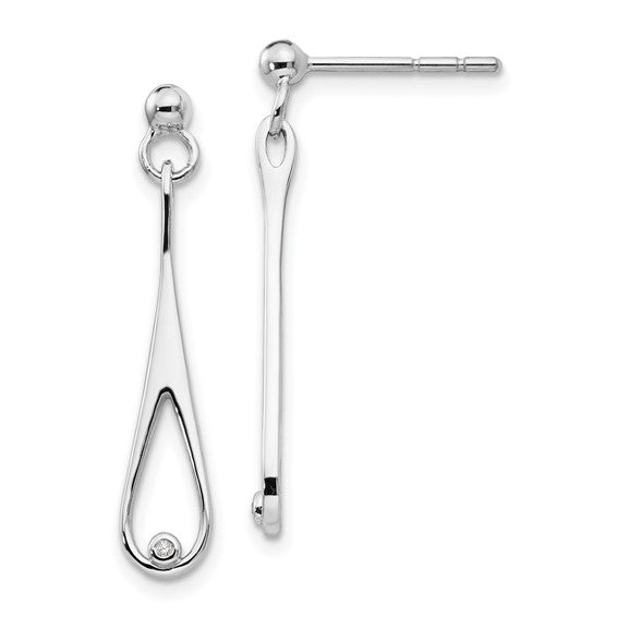 Diamond Drop Earrings