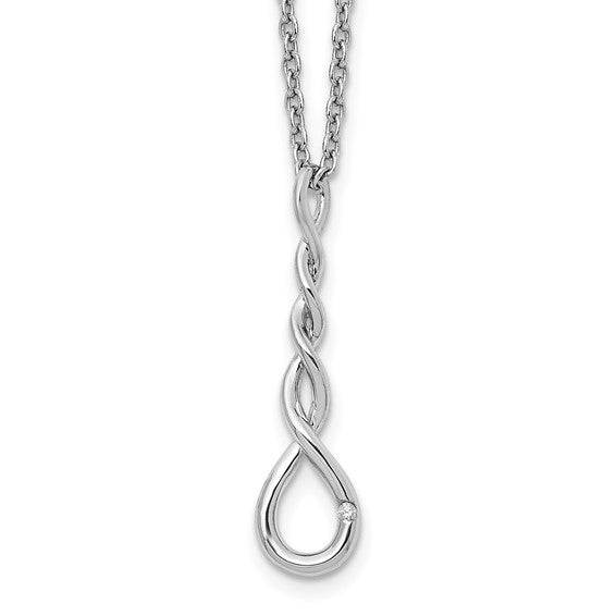 Tight Twist Diamond Necklace