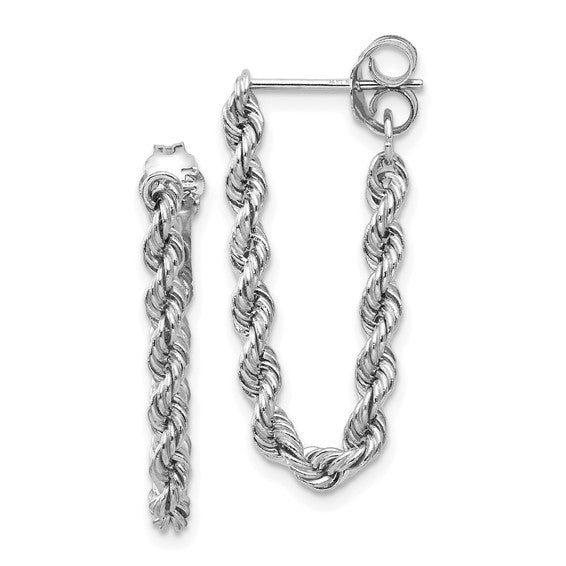 14KW Rope Dangle Earrings