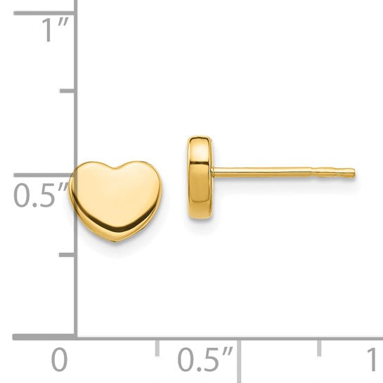 Polished Heart Earrings