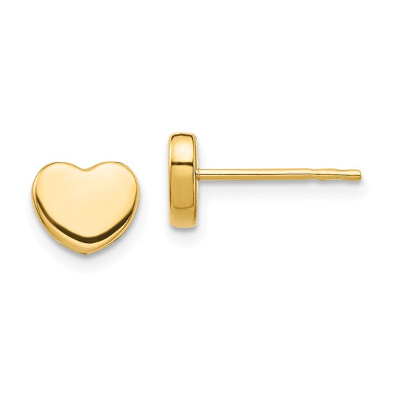 Polished Heart Earrings