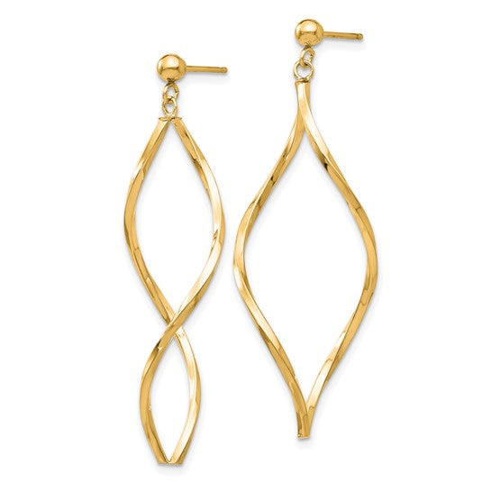 Twisted Dangle Earrings