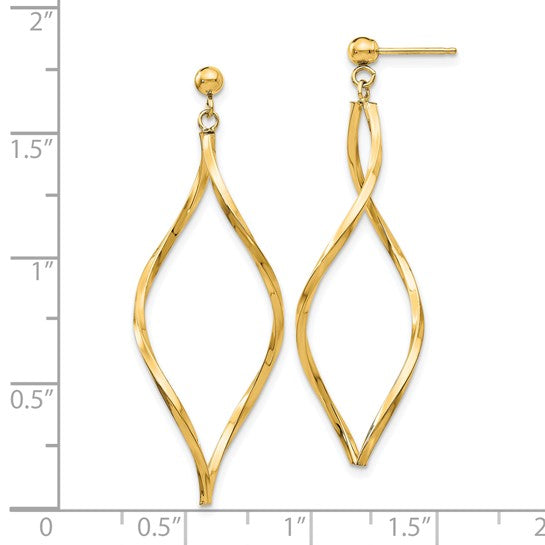 Twisted Dangle Earrings