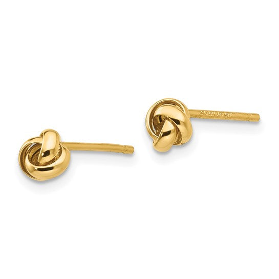 Gold Knot Earrings