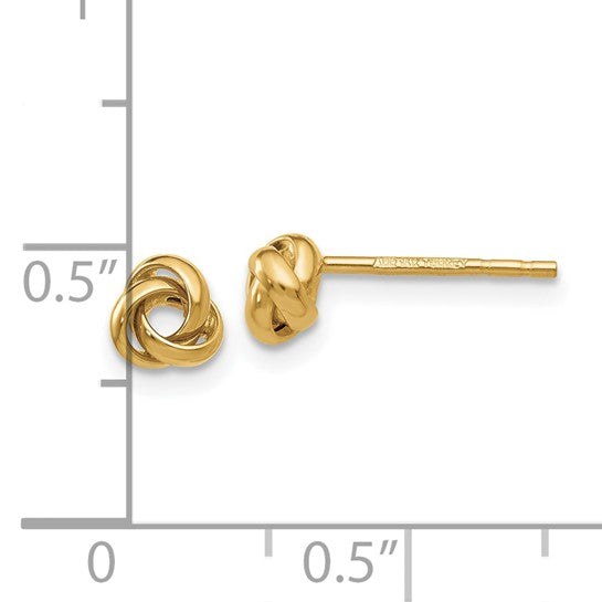 Gold Knot Earrings