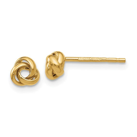 Gold Knot Earrings