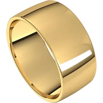 14K Yellow Gold Comfort Fit European-Style Band