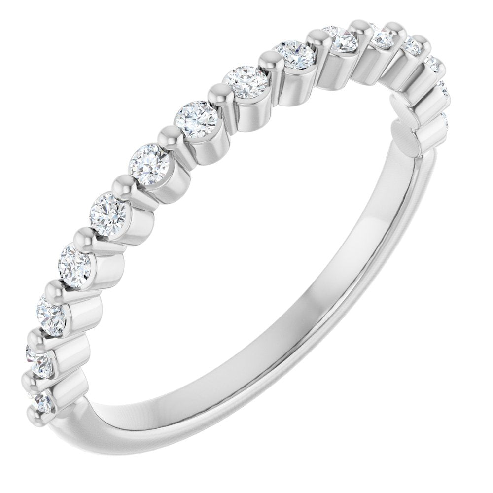 1/5CTW Lab-Created Diamond Band (Available in Various Metals)