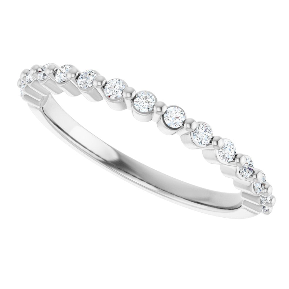 1/5CTW Lab-Created Diamond Band (Available in Various Metals)