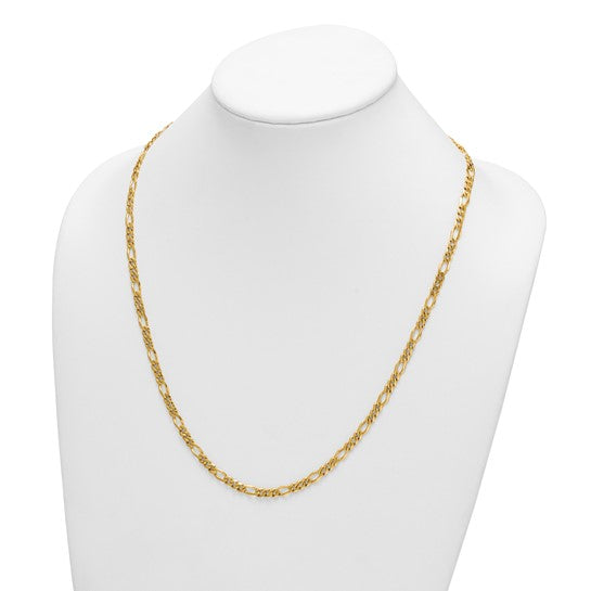14KY 24" Figaro Chain