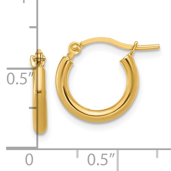 14KY Hoops 2x12mm