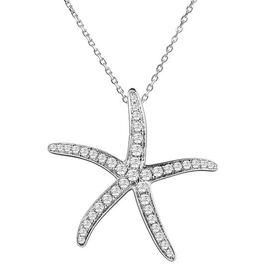 Alamea Sterling Silver Starfish Pendant
