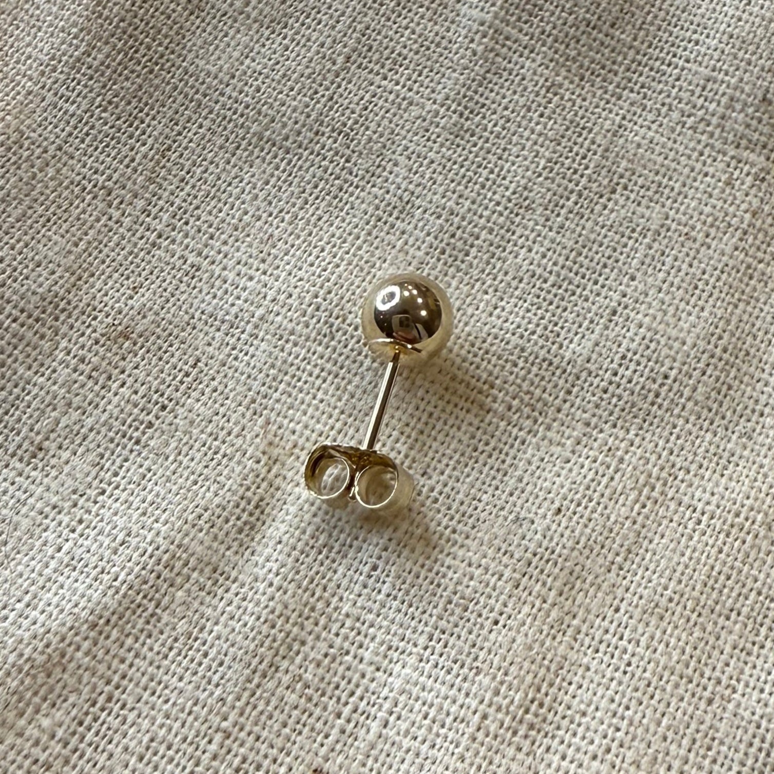14KY 5mm Ball Stud Earring