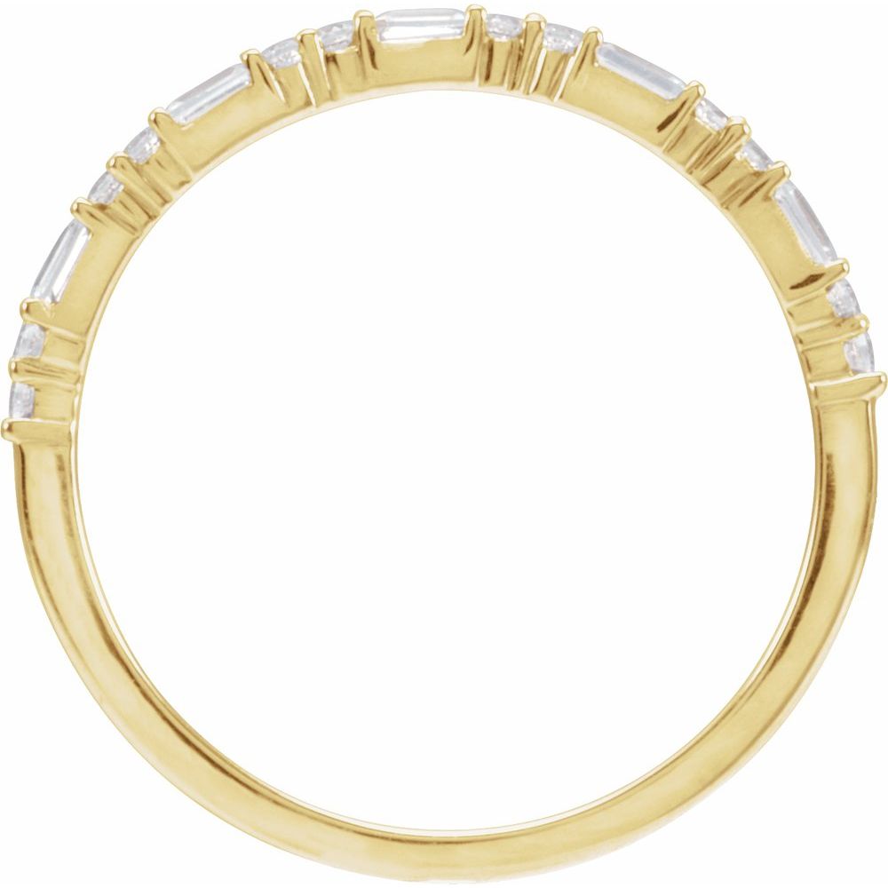 14KY 1/5CTW Diamond Stackable Band