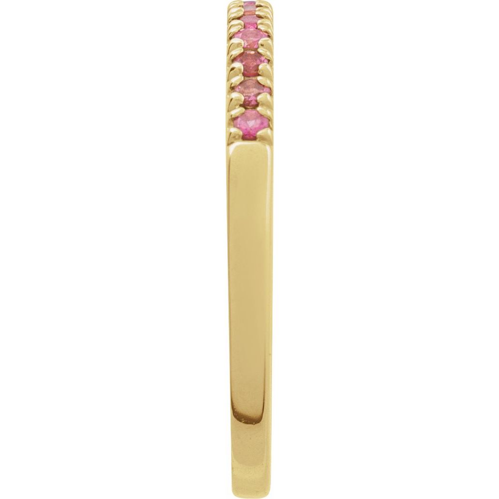 Pink Tourmaline Stackable Band