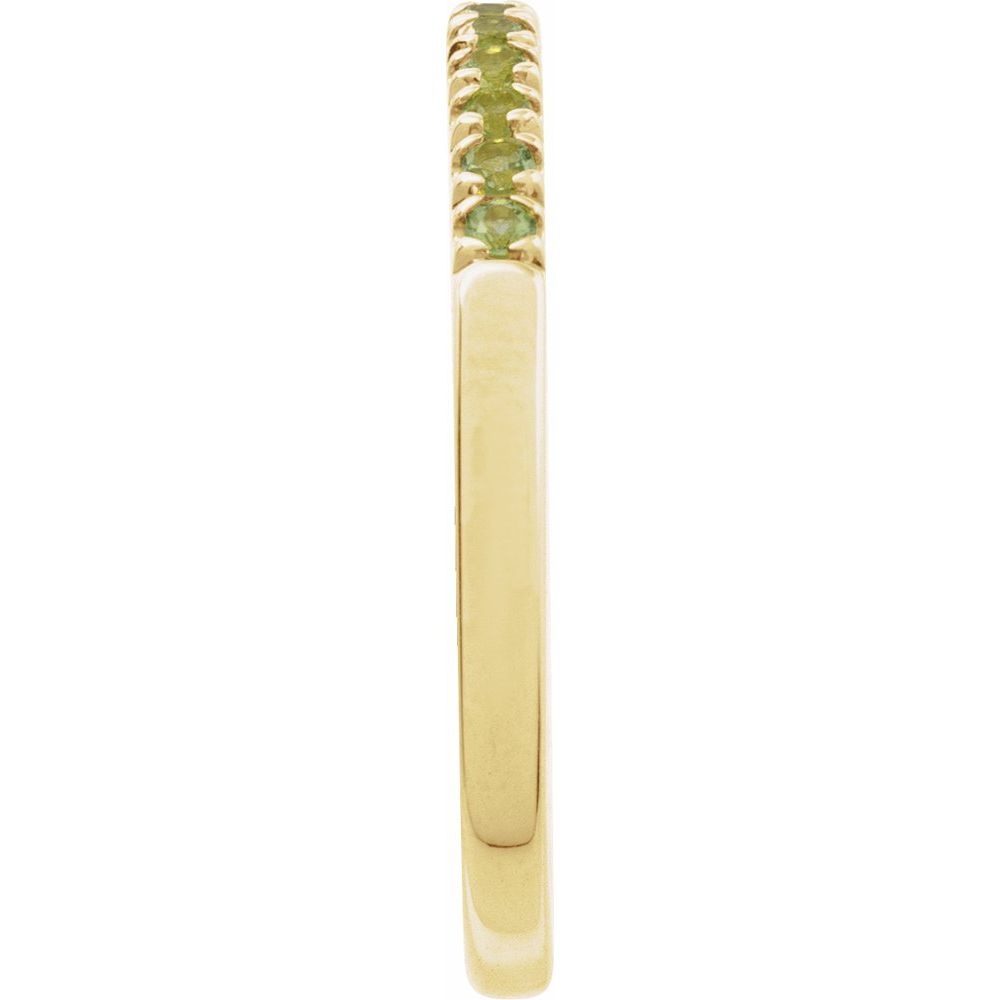 Peridot Stackable Band