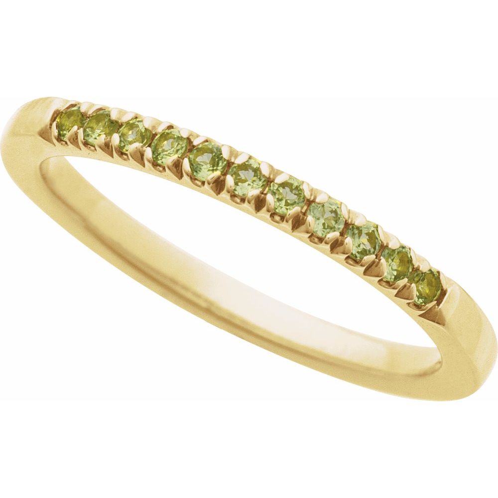 Peridot Stackable Band