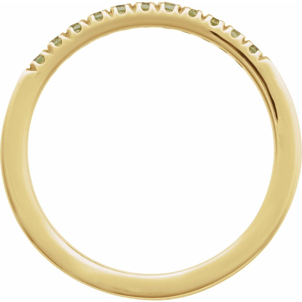 Peridot Stackable Band