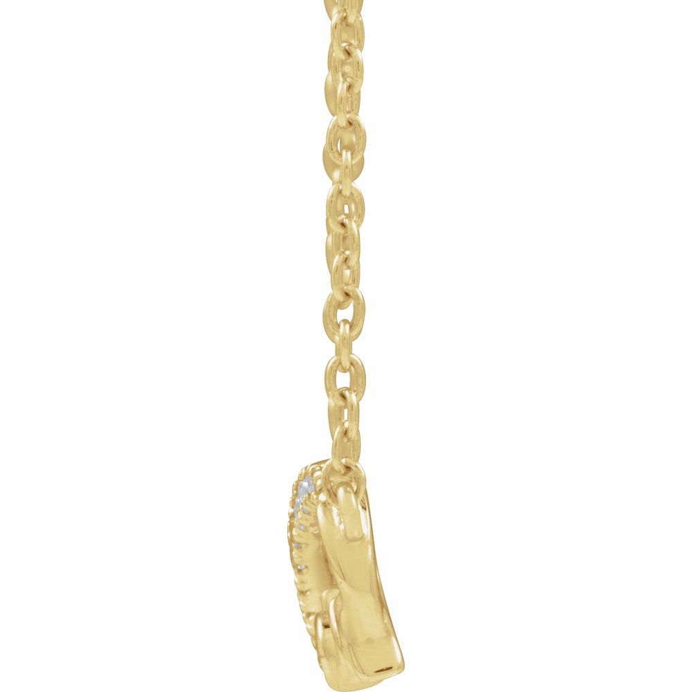 3/4CTW Diamond Infinity Mom Neckalce