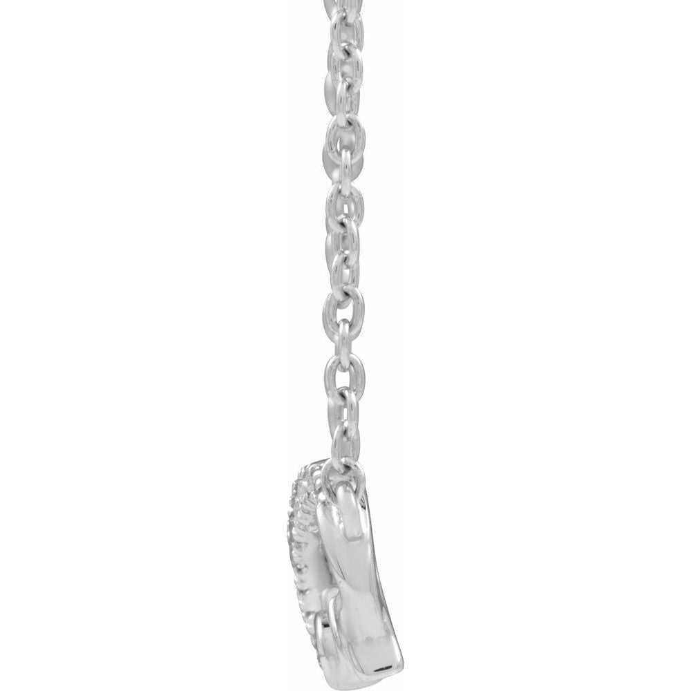 3/4CTW Diamond Infinity Mom Neckalce