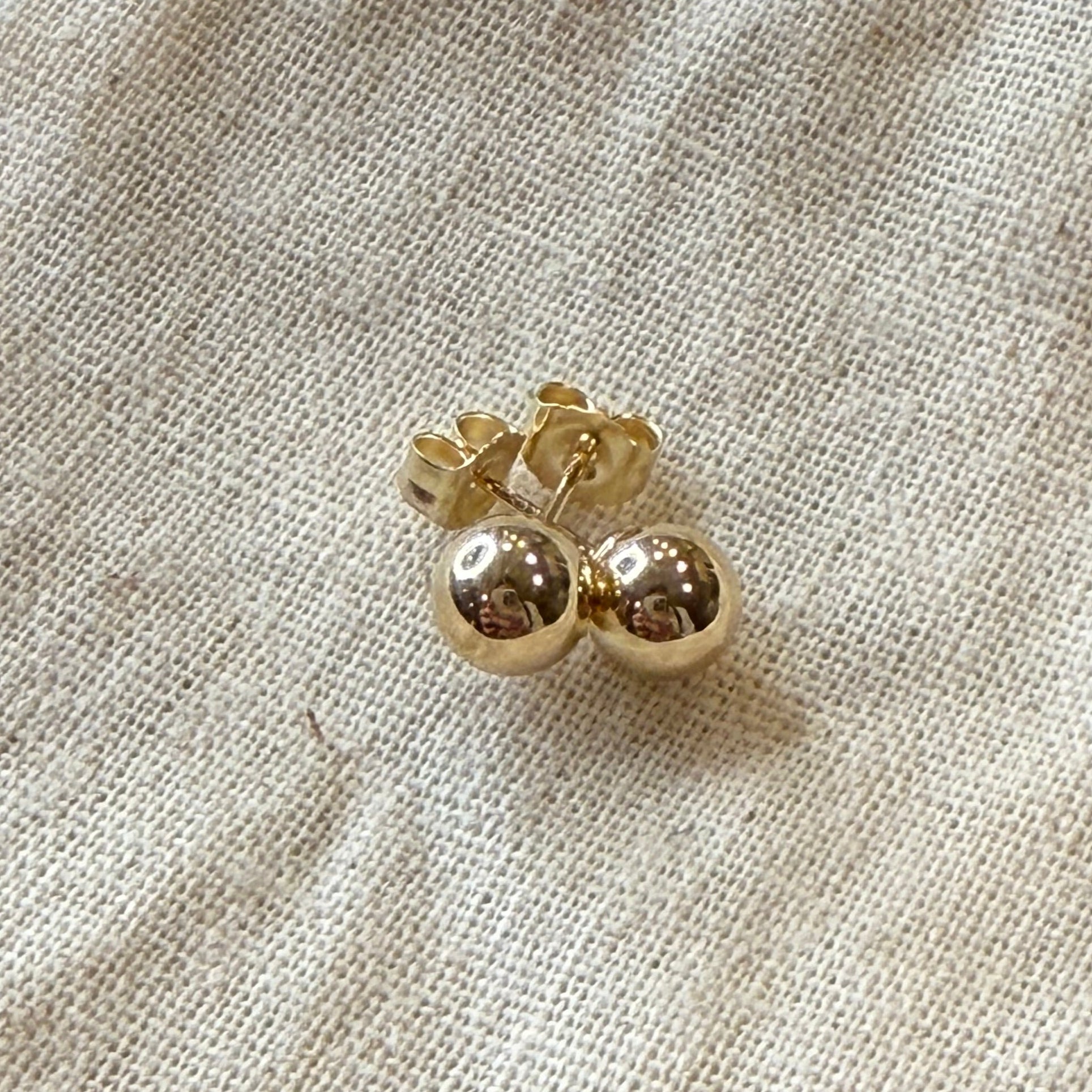 14KY 6mm Ball Stud Earring
