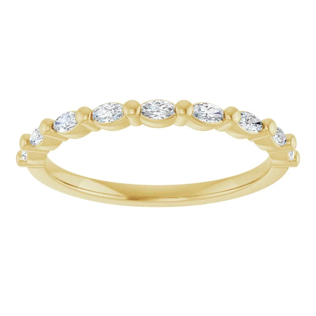14KY 1/4CTW Lab-Created Diamond Band
