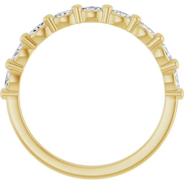 14KY 1/4CTW Lab-Created Diamond Band