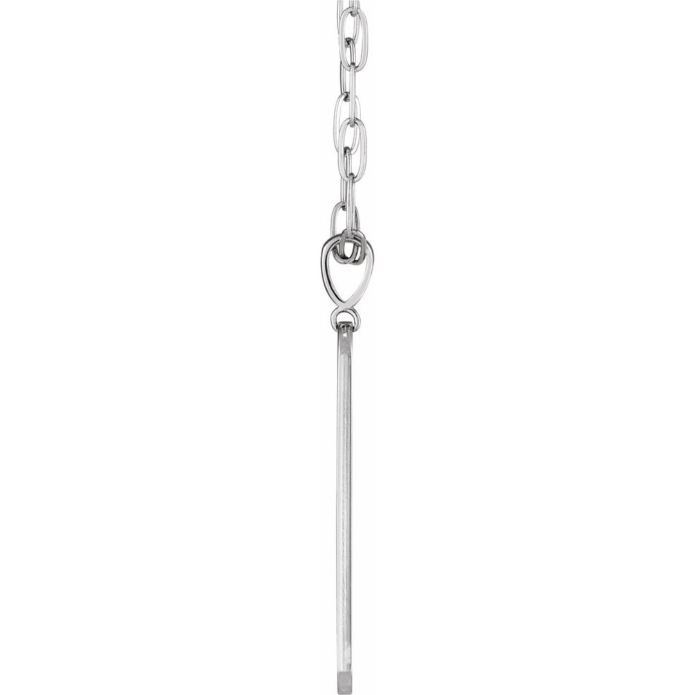18" Engravable Bar Necklace
