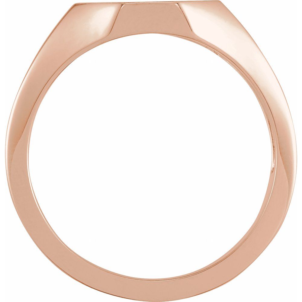Engravable Octagonal Signet Ring (Available in Silver & Various Golds)
