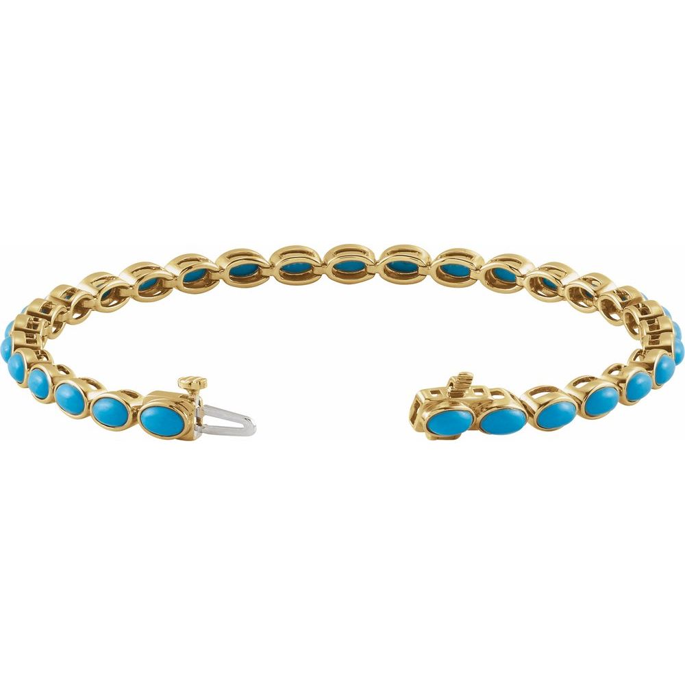 Turquoise Line Bracelet