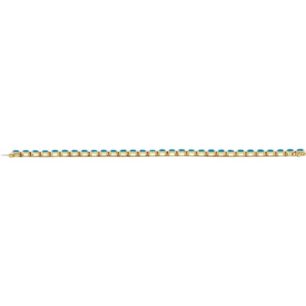 Turquoise Line Bracelet