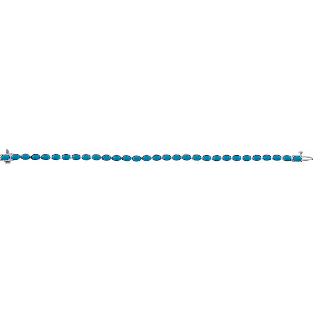 Turquoise Line Bracelet