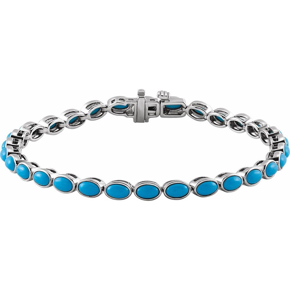 Turquoise Line Bracelet