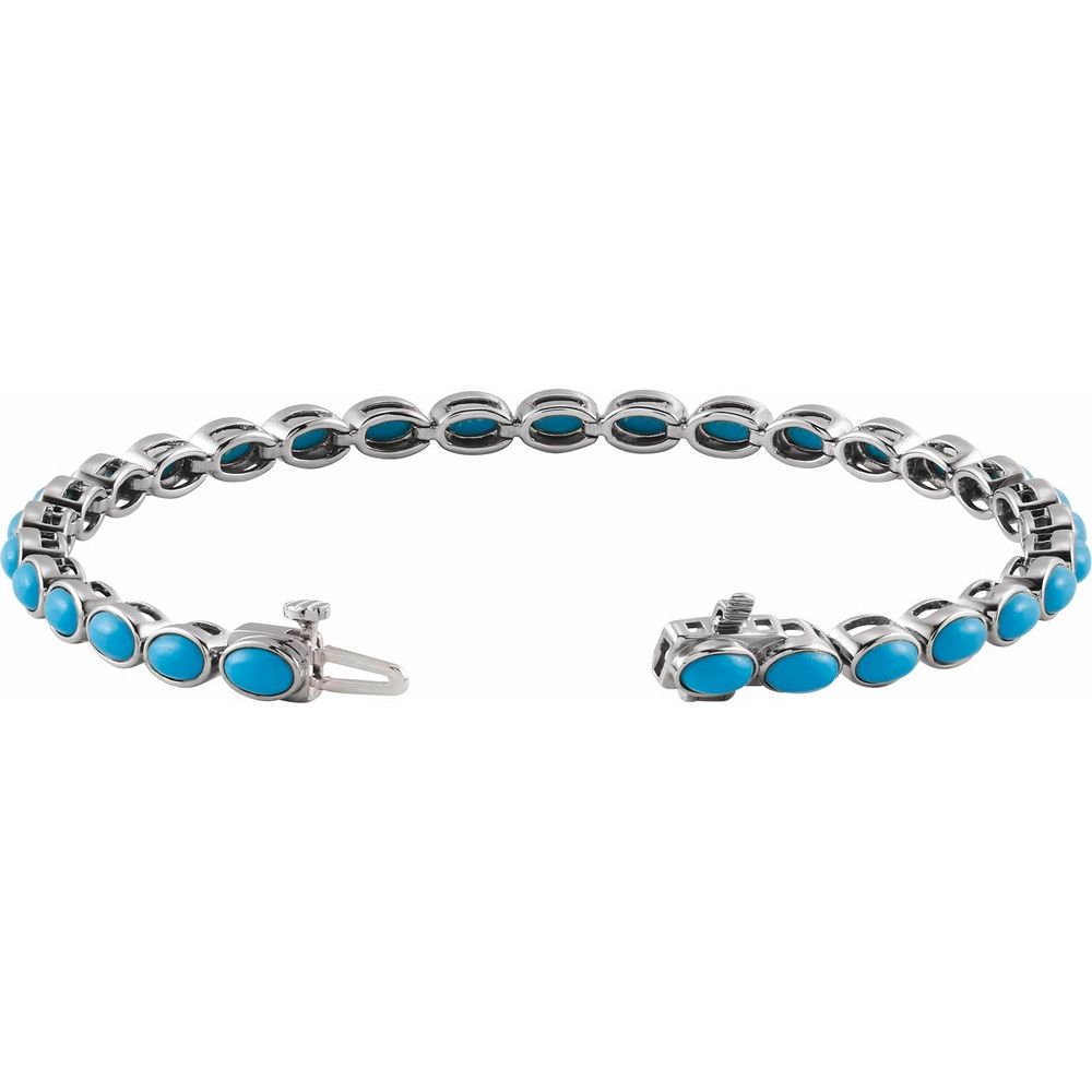 Turquoise Line Bracelet