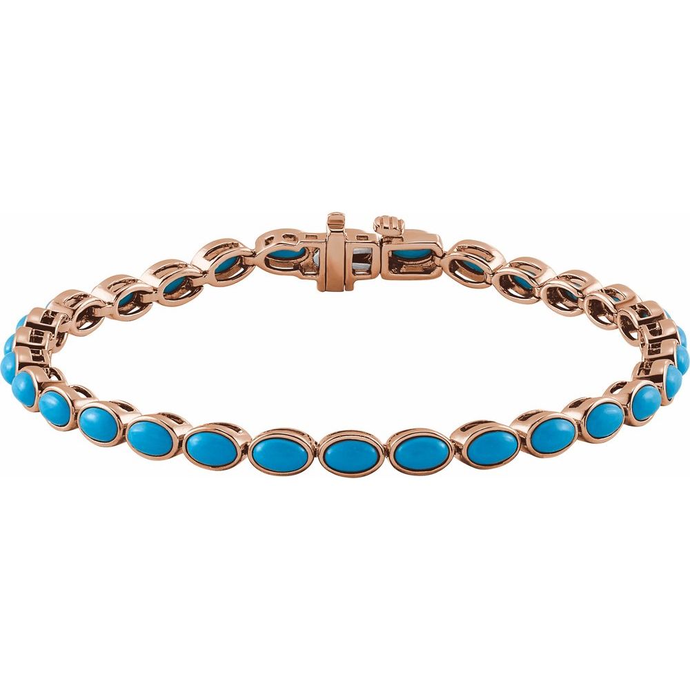 Turquoise Line Bracelet