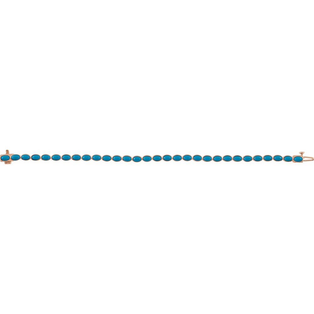 Turquoise Line Bracelet