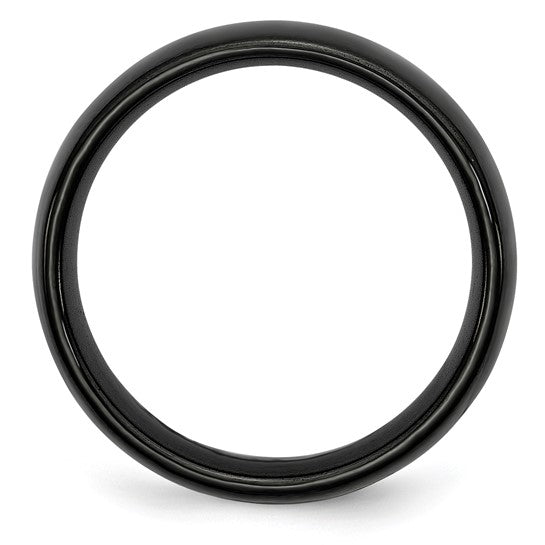 Black Ceramic Band (4-8mm Options Available)