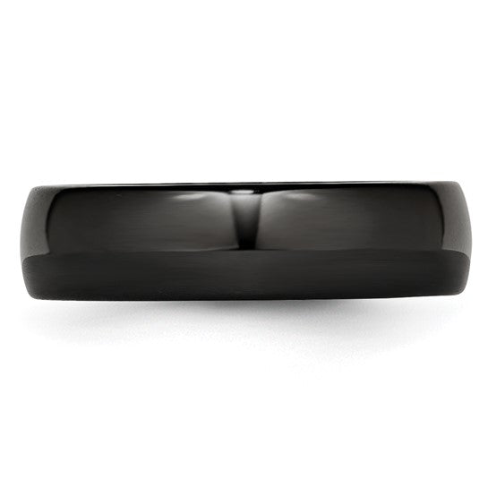 Black Ceramic Band (4-8mm Options Available)