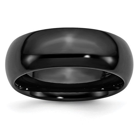 Black Ceramic Band (4-8mm Options Available)