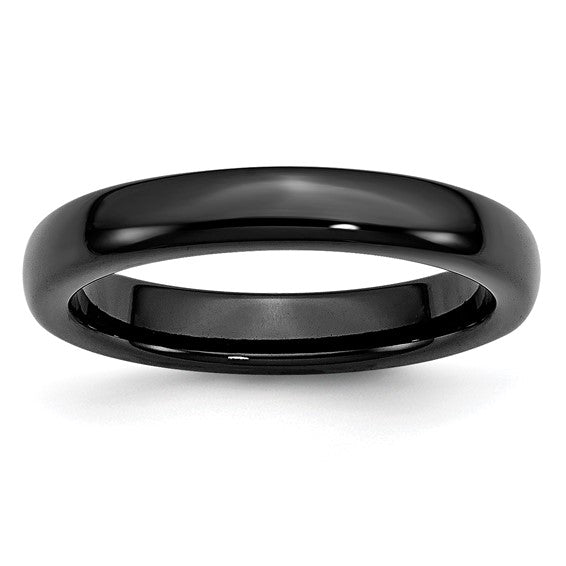 Black Ceramic Band (4-8mm Options Available)