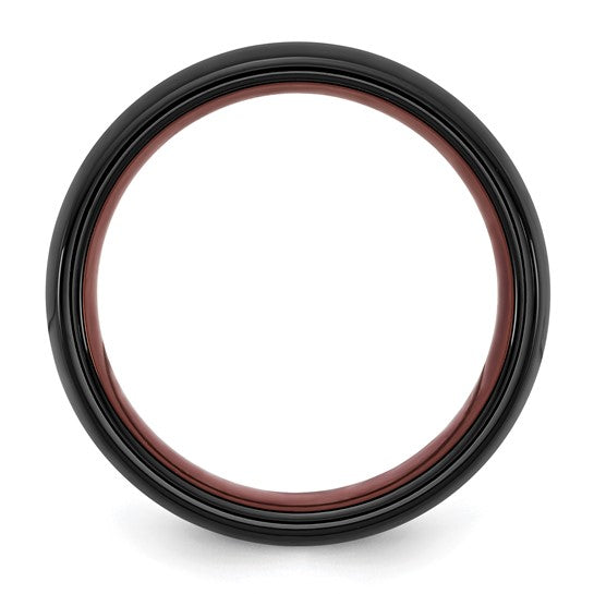 Ceramic 8mm Wedding Band