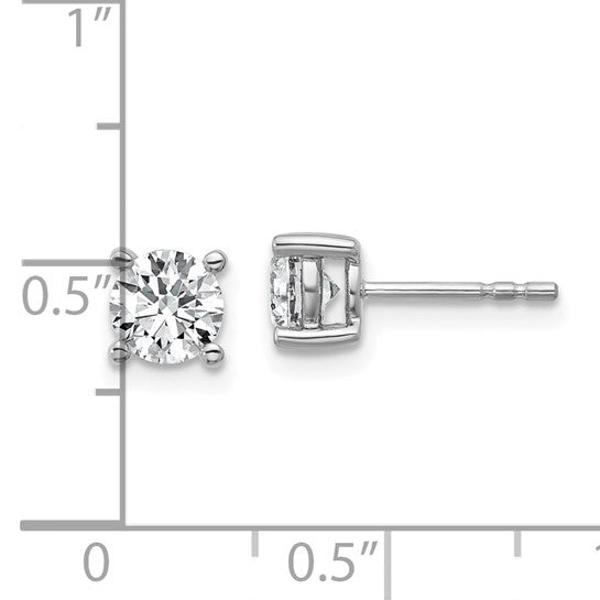 14KW 1CTW Lab-Created Diamond Studs