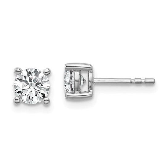 14KW 1CTW Lab-Created Diamond Studs