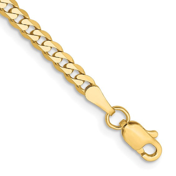 Flat Beveled Curb Chain