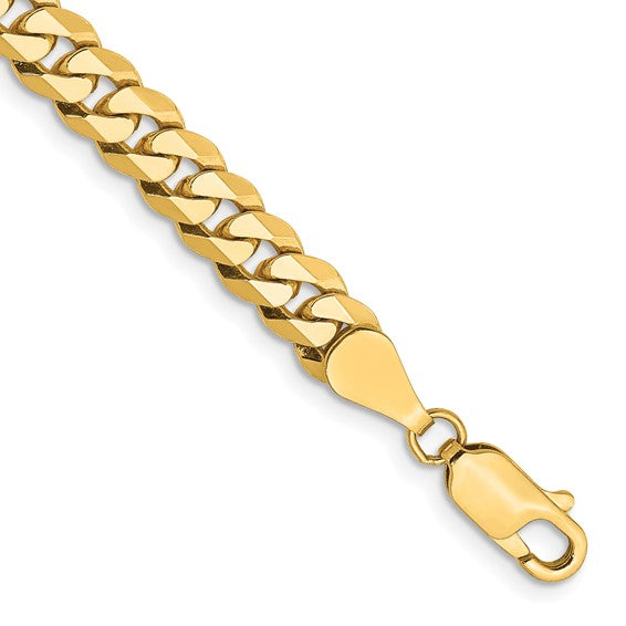 Flat Beveled Curb Chain