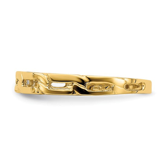 14KY Chain Link Ring