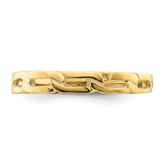 14KY Chain Link Ring