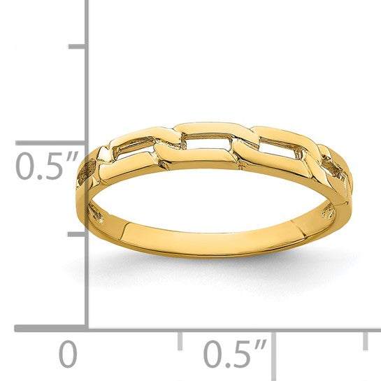 14KY Chain Link Ring