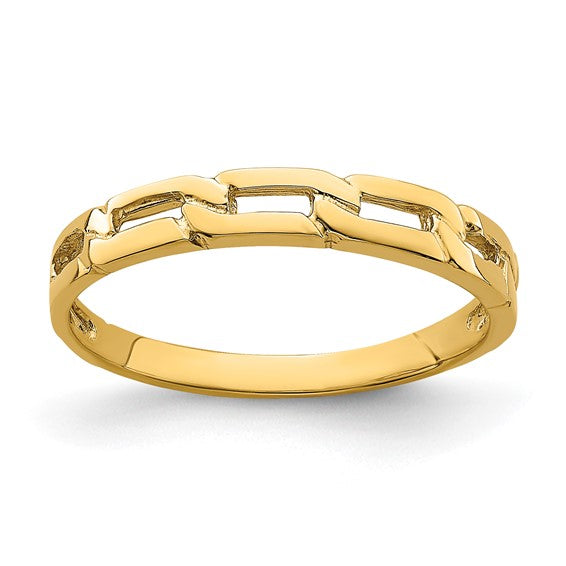 14KY Chain Link Ring